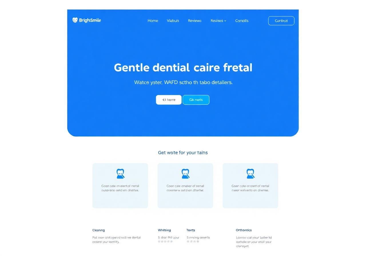 Bright Smile website preview