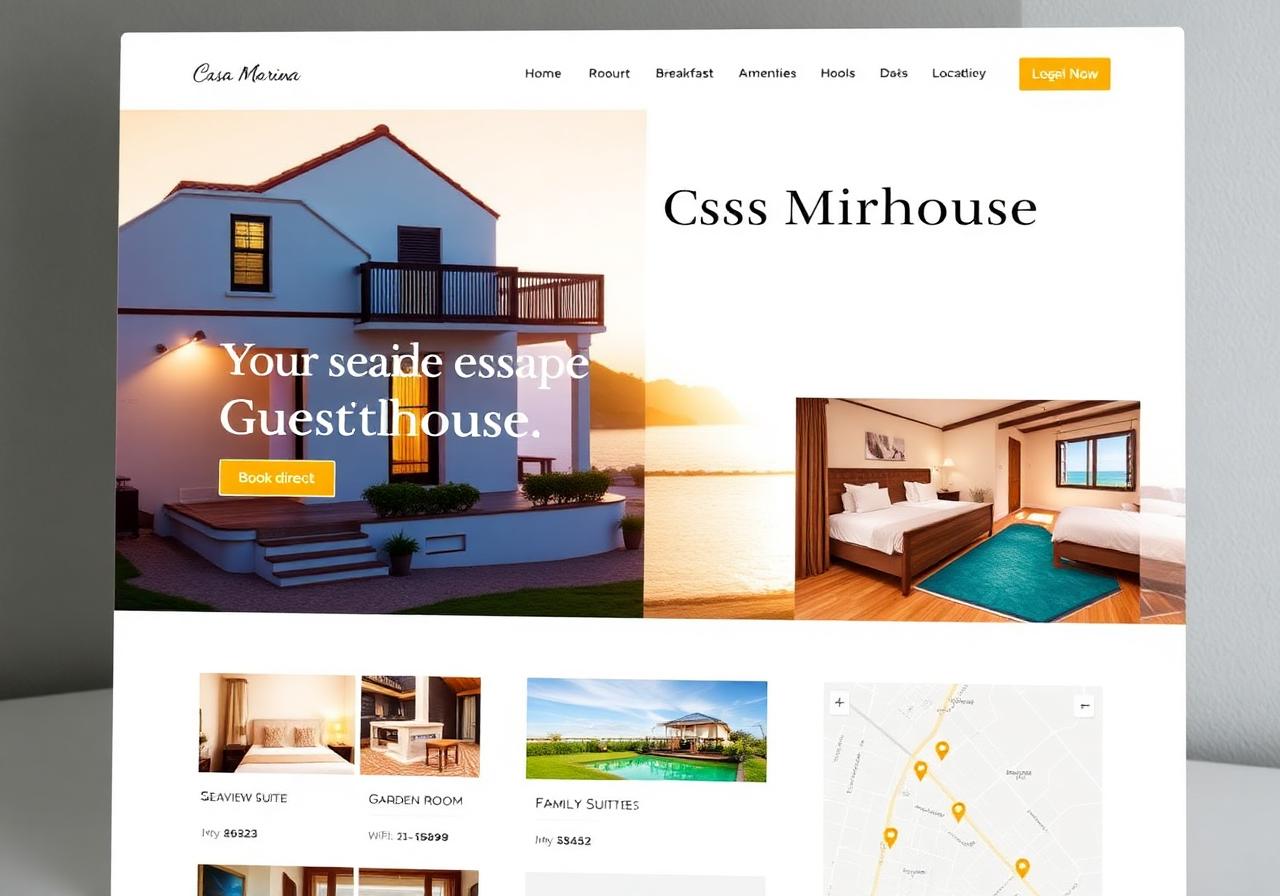 Casa Marina website preview